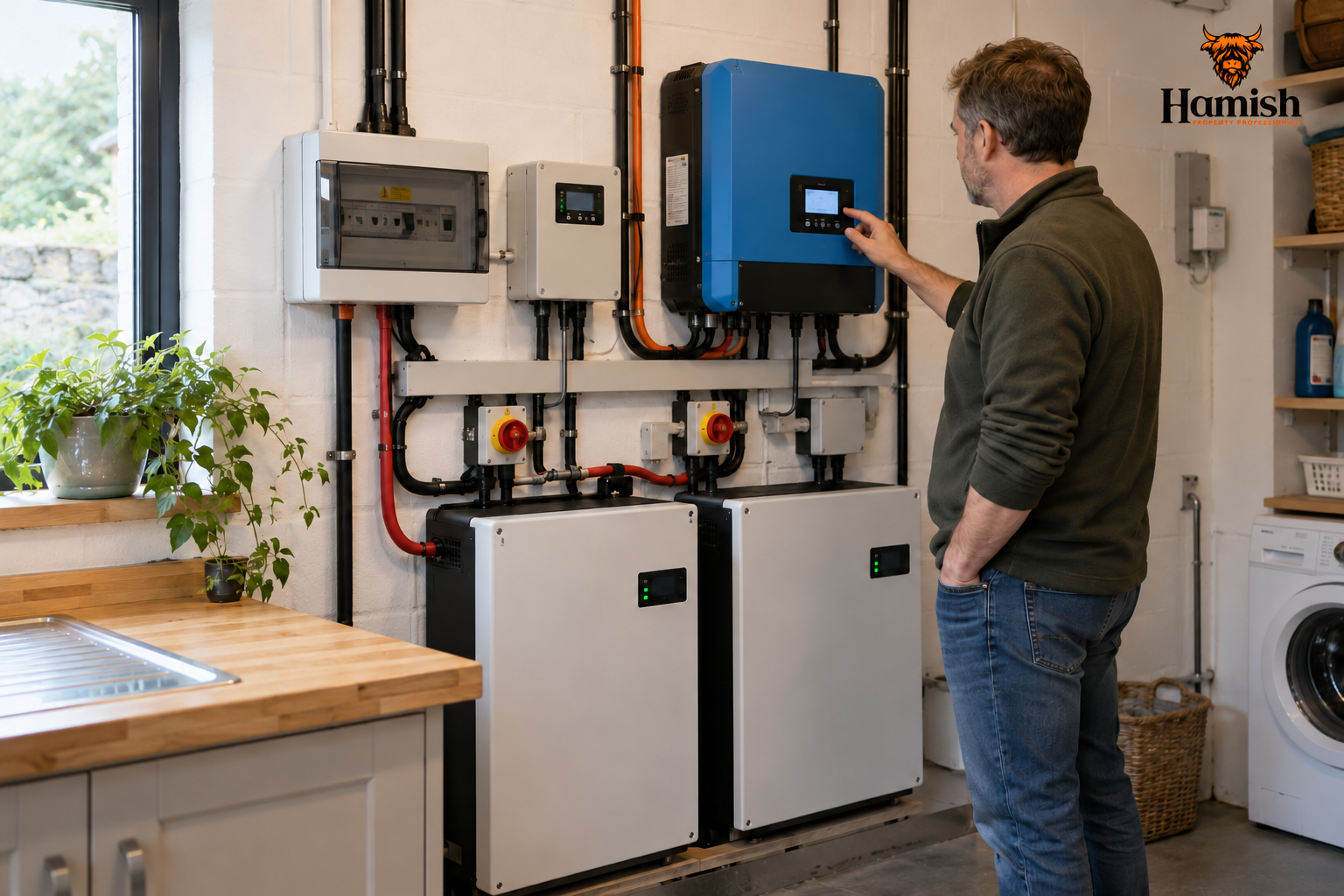 Home battery and inverter system