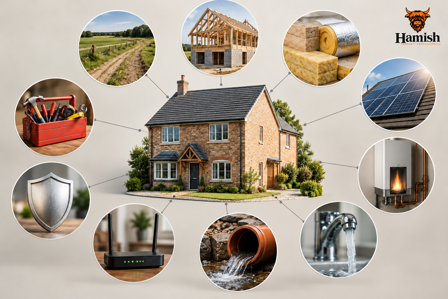 Off-grid home cost categories