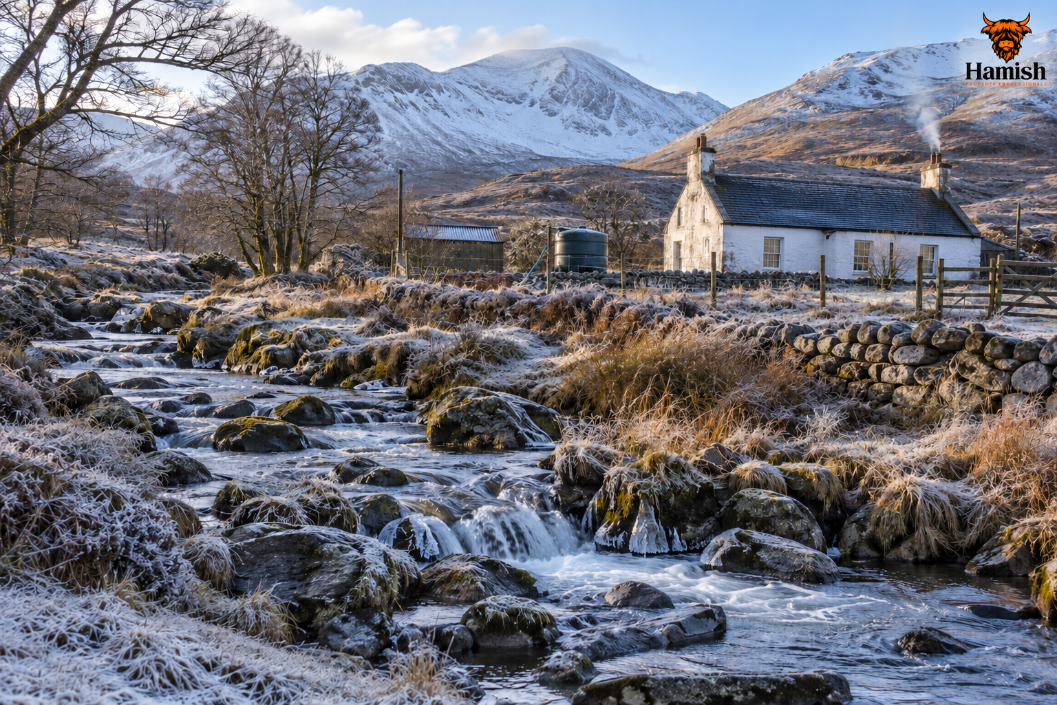 Private water supply at Highland home
