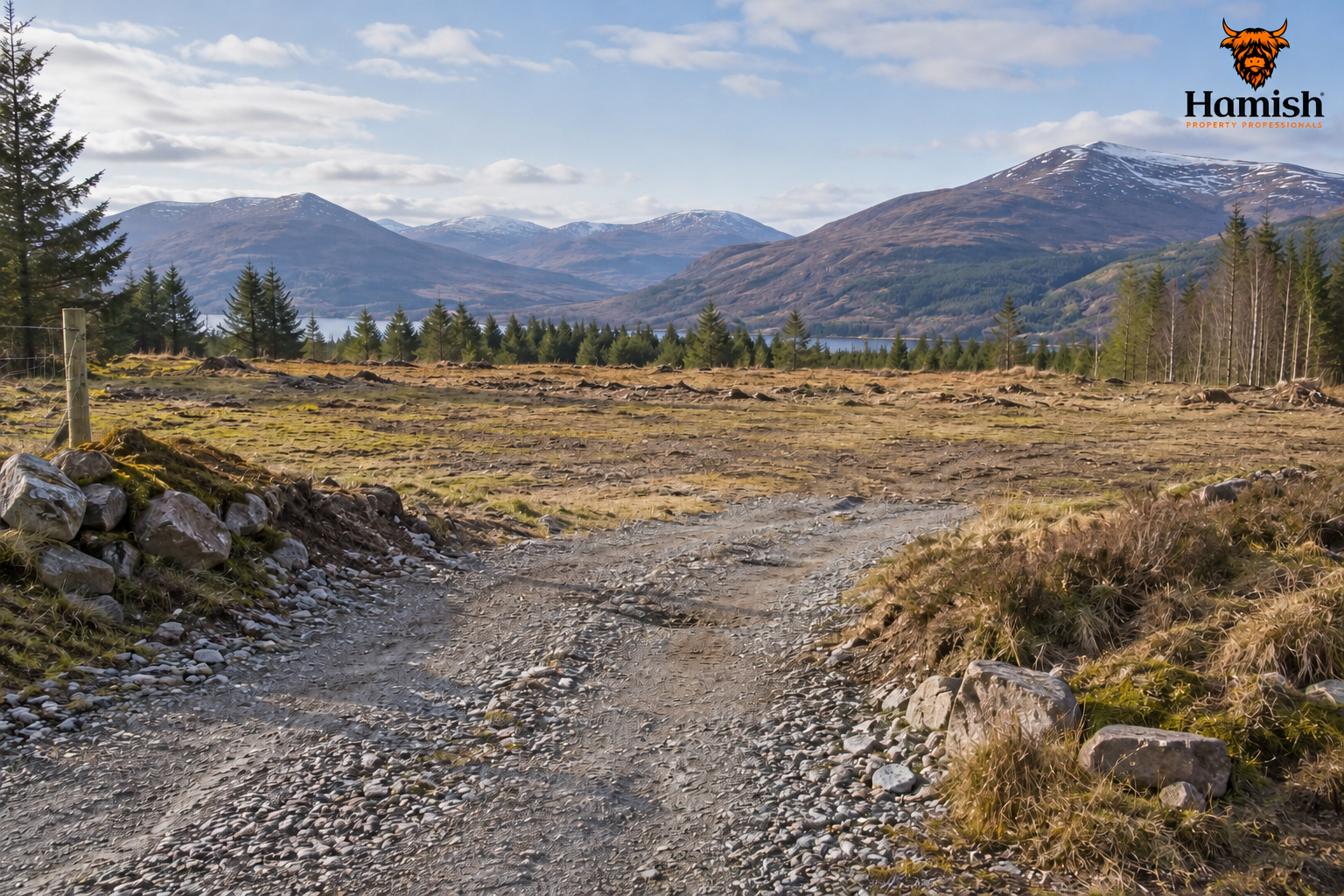 Rural building plot near Inverness